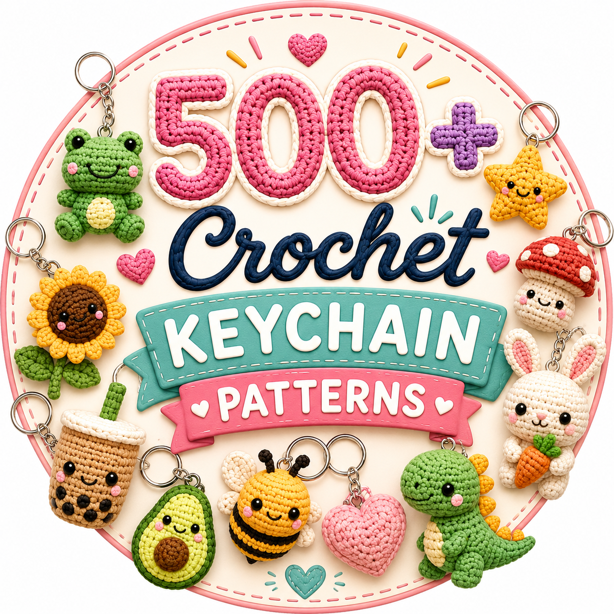 500+ Crochet Keychain Patterns